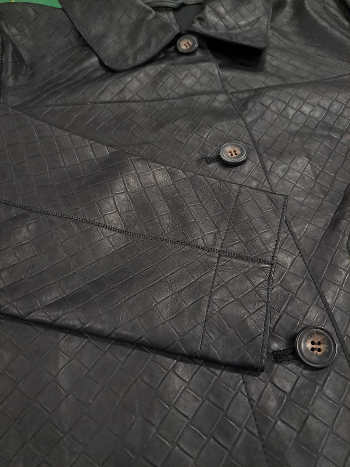 Angela, 52 cm. - Collar - Lamb Leather - Women - Black