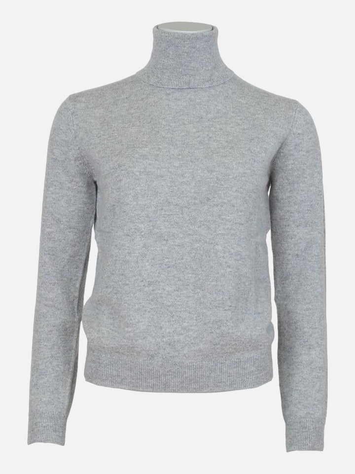 SY-23031 Turtleneck - 100 % kashmir - Tillbehör - Grå