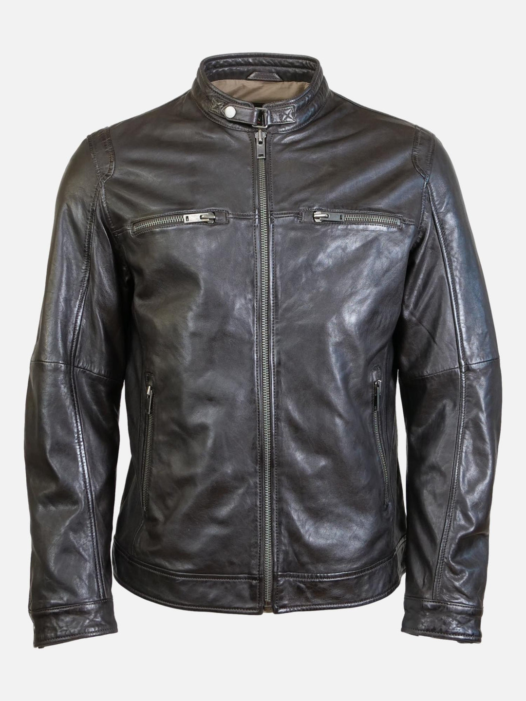 Huxley, 65 cm. - Sheep Leather - Man - Dark Brown