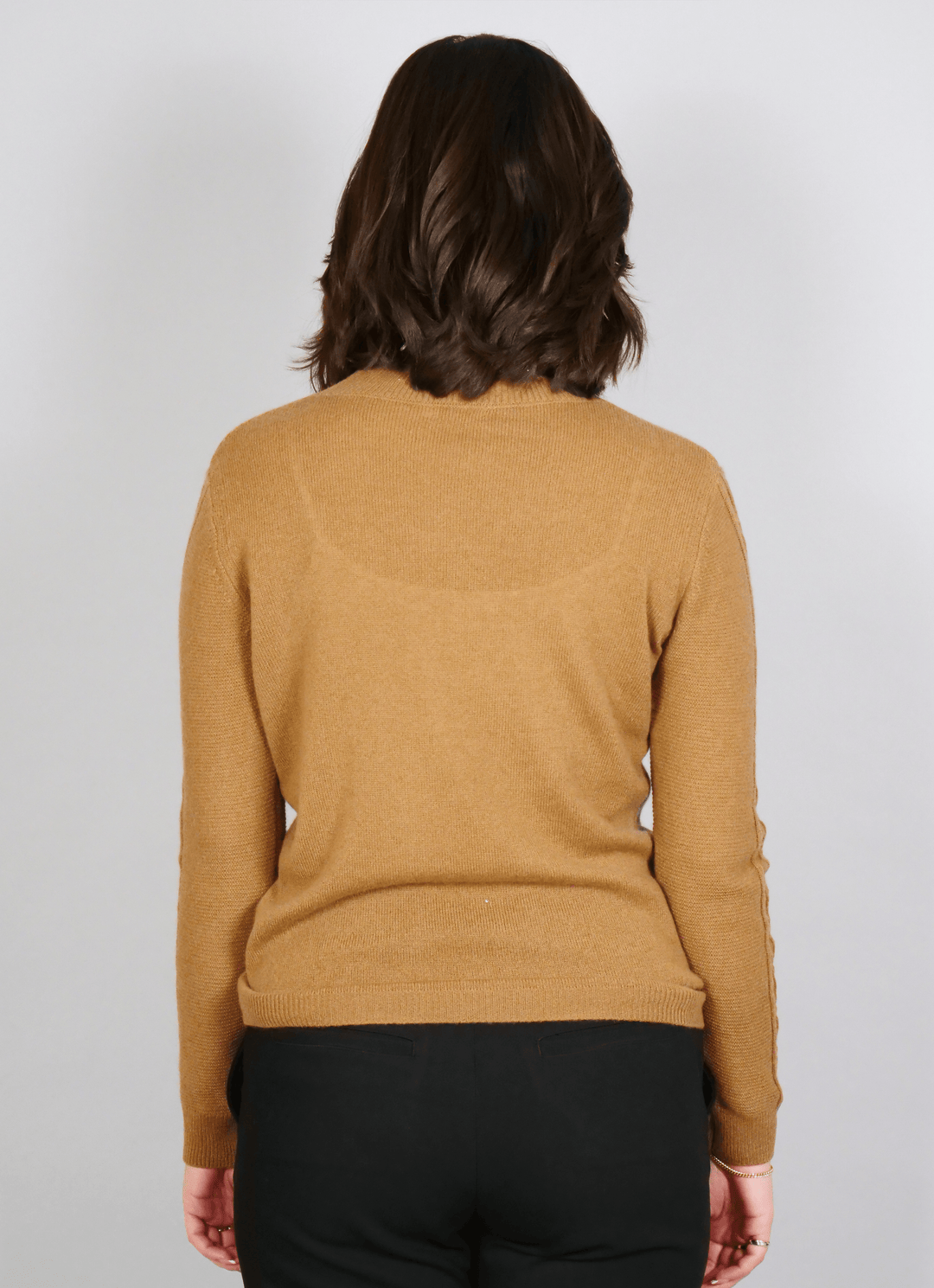 MKI Pullover - 100% Kaschmir - Damen - Dunkelkamel