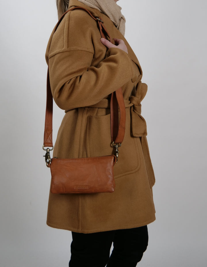 PF-01 Bag - Sheep Leather - Accesories - Cognac