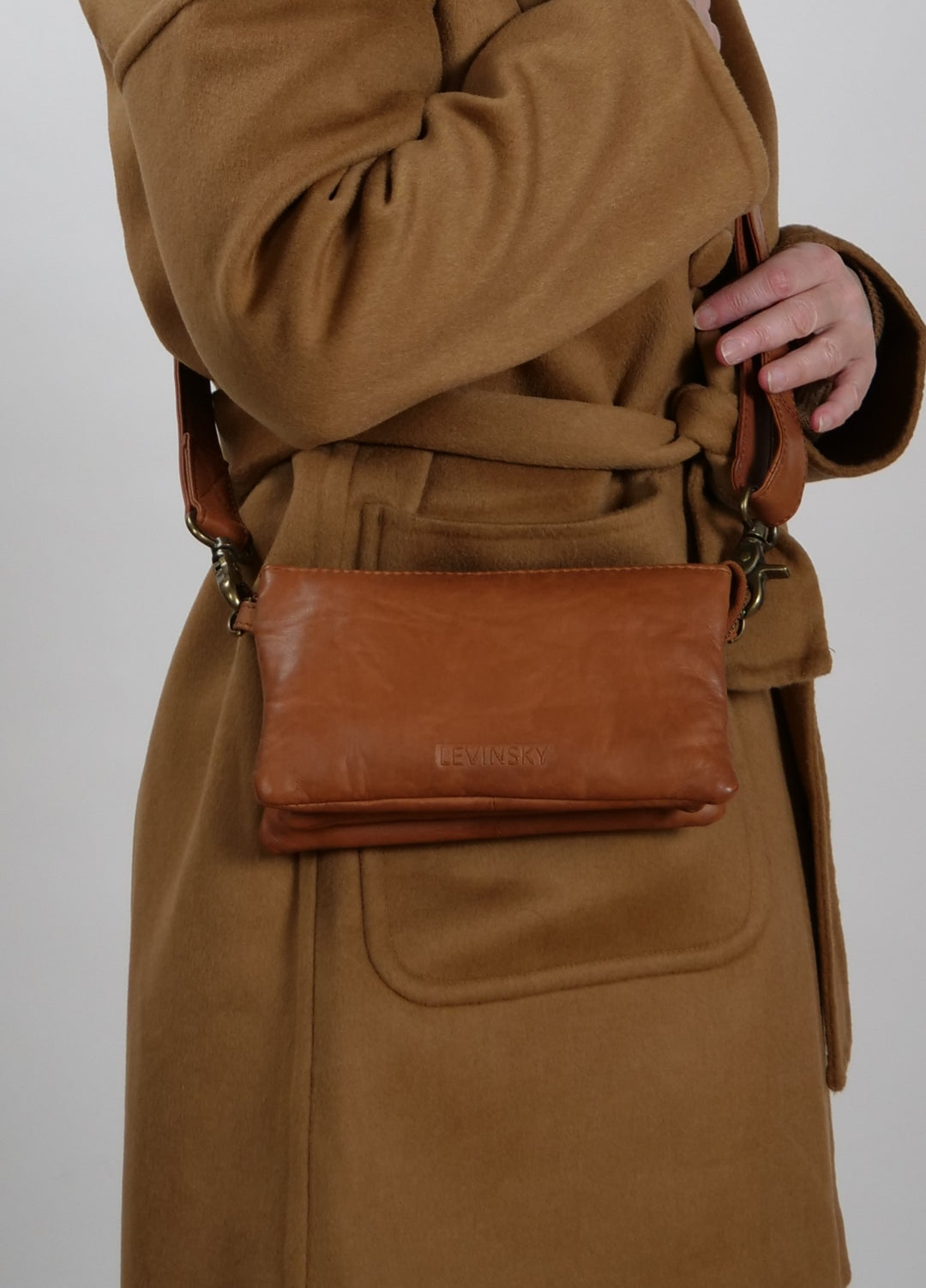 PF-01 Bag - Sheep Leather - Accesories - Cognac