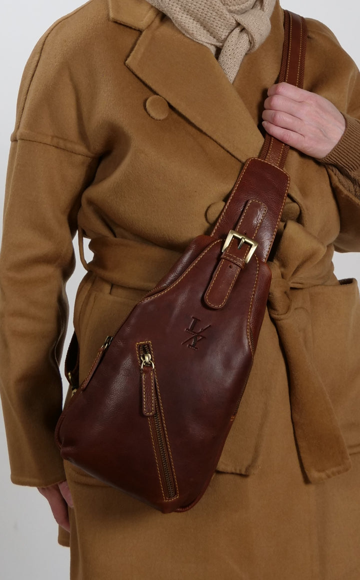 MB-139-R Body Bag - Tillbehör - Cognac 