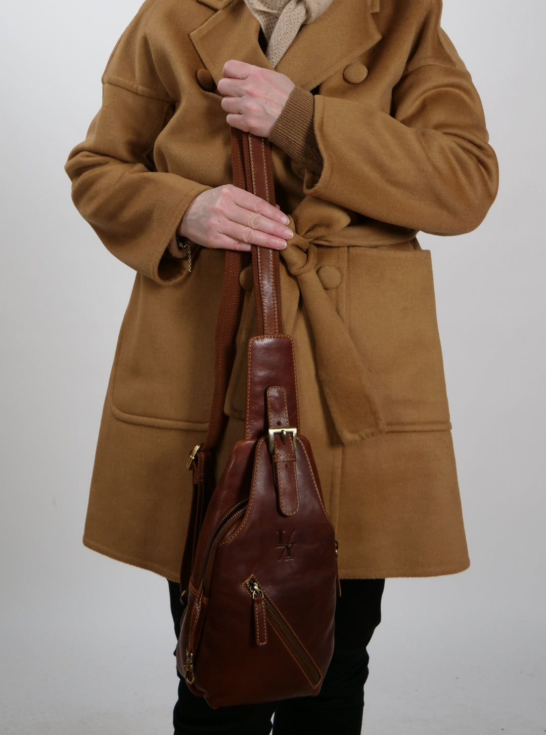 MB-139-R Body Bag - Tillbehör - Cognac 