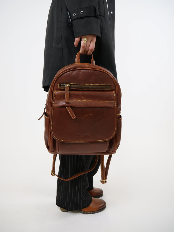 MB-058-R Back Pack - Accesories - Cognac