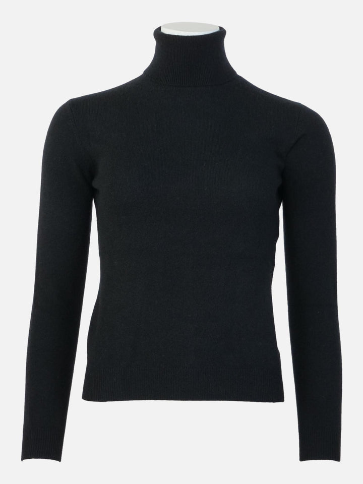 SY-23031 Turtleneck - 100% Cashmere - Tillbehör - Svart