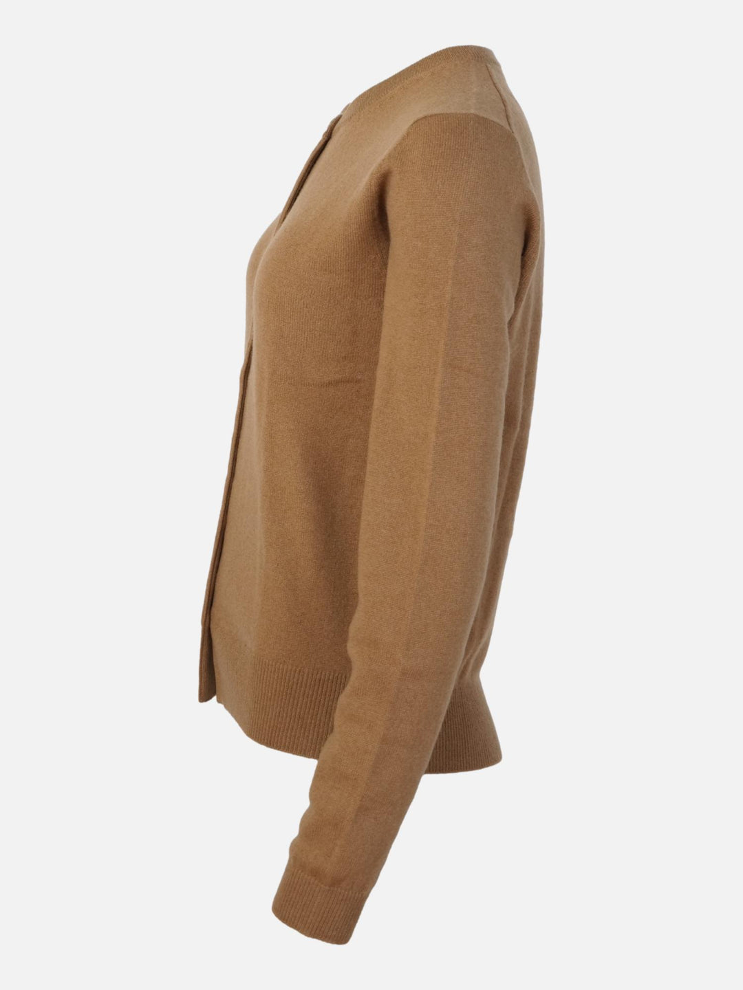 SY-23022 Cardigan - 100% Cashmere - Dam - Dark Camel