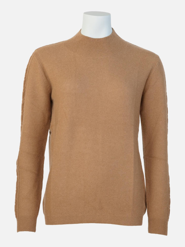 MKI Sweater - 100% Cashmere - Women - Dark Camel