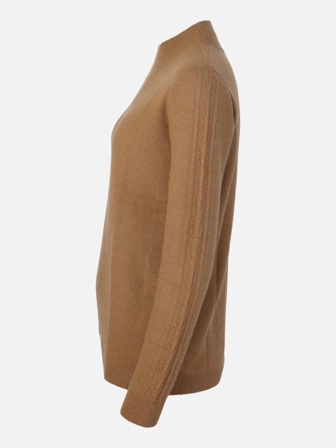 MKI Sweater - 100% Cashmere - Women - Dark Camel