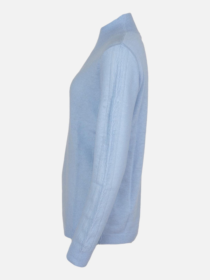 MKI Sweater - 100% Wool shirt - Women - Light Blue