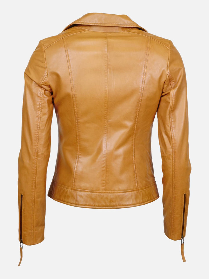 Bella – Lamm-Malli-Leder – Damen – Cognac