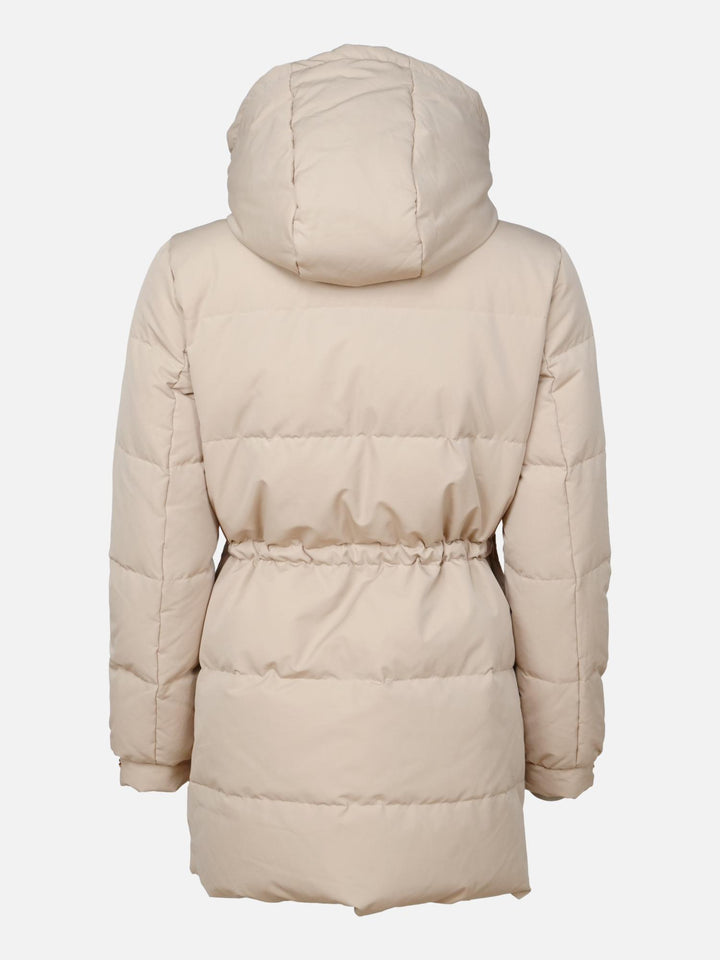 Helsinki, 80 cm. - Hood - Downjacket - Women - Beige