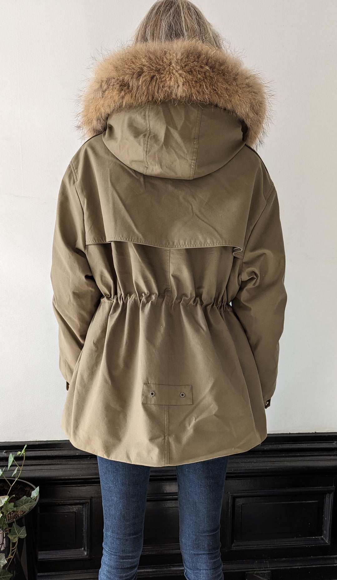 Gigi 77 cm. - Parka dunjakke - Dame - Army grøn