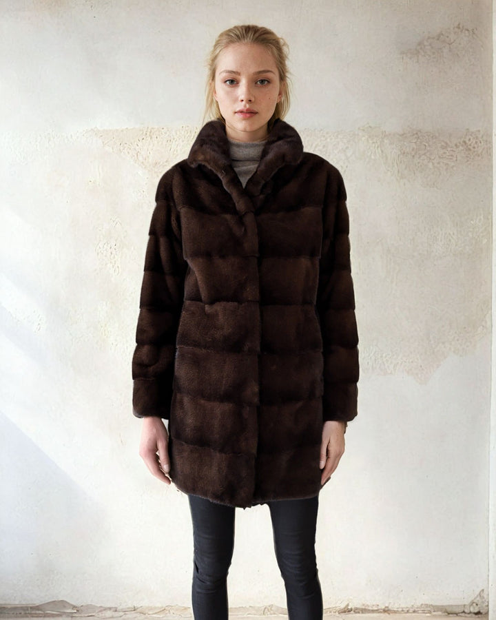 Petrovski, 85 cm - Mink - Maghogany