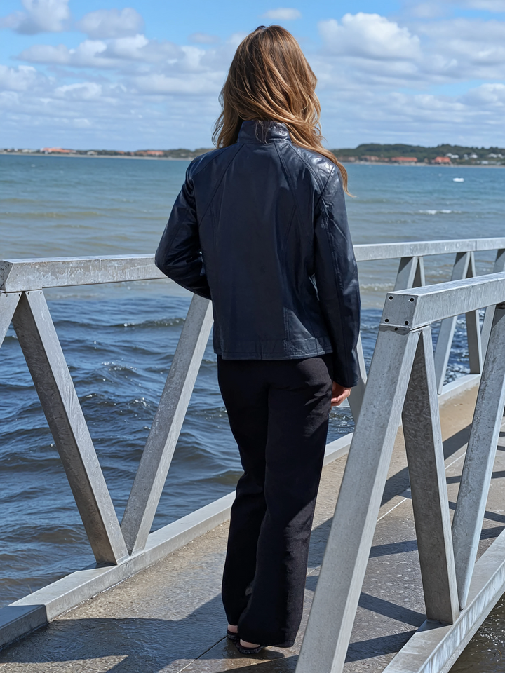 P 14-02 - Comfort - Lamb Malli Leather - Women - Navy