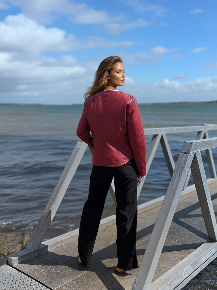 PP 108 - Komfort - Lammleder - Damen - Rot