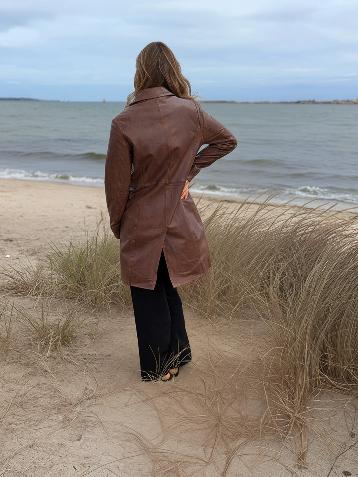 Erika - Lamb Malli Leather - Women - Copper Brown
