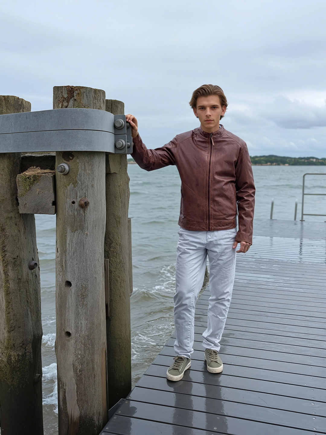 Bravo - Lamb Malli Leather - Man - Copper Brown