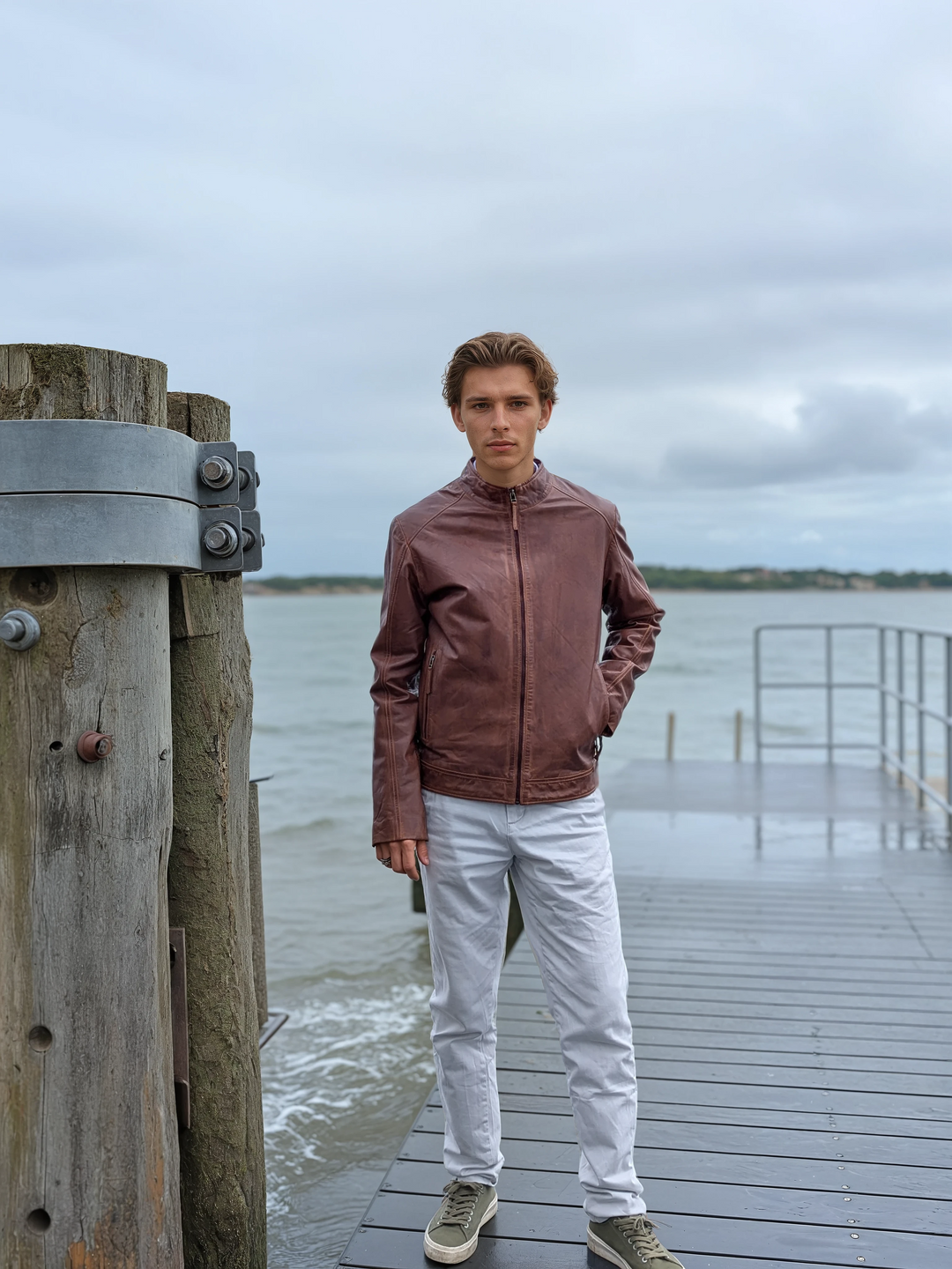 Bravo - Lamb Malli Leather - Man - Copper Brown