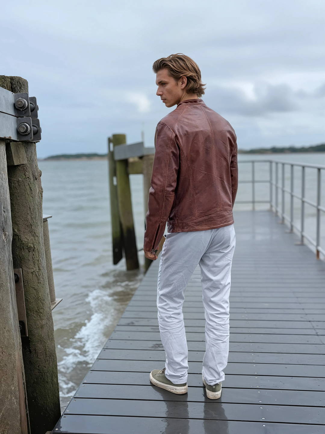 Bravo - Lamb Malli Leather - Man - Copper Brown