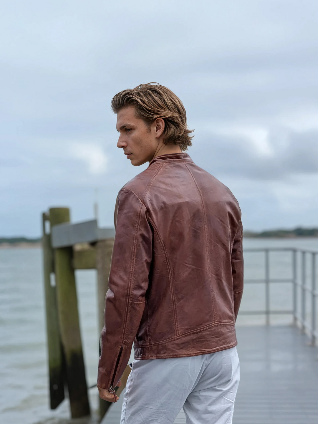 Bravo - Lamb Malli Leather - Man - Copper Brown