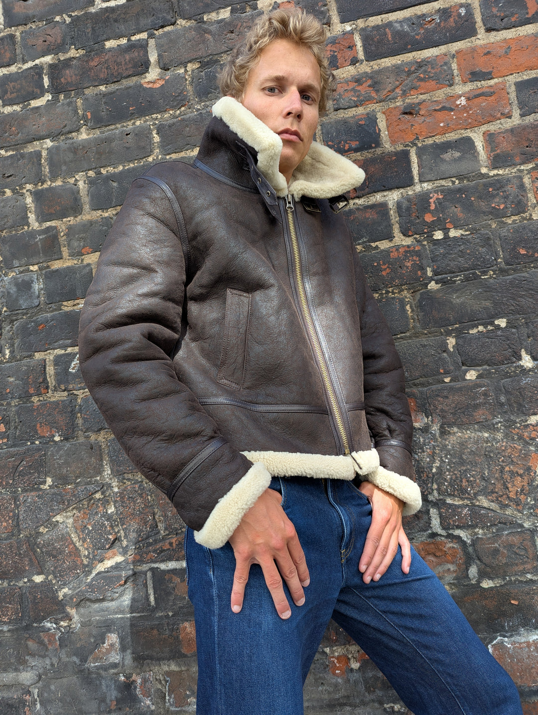 Joost, 65 cm. - Nappa Lamb Crack Washed - Herren - Dunkelbraun