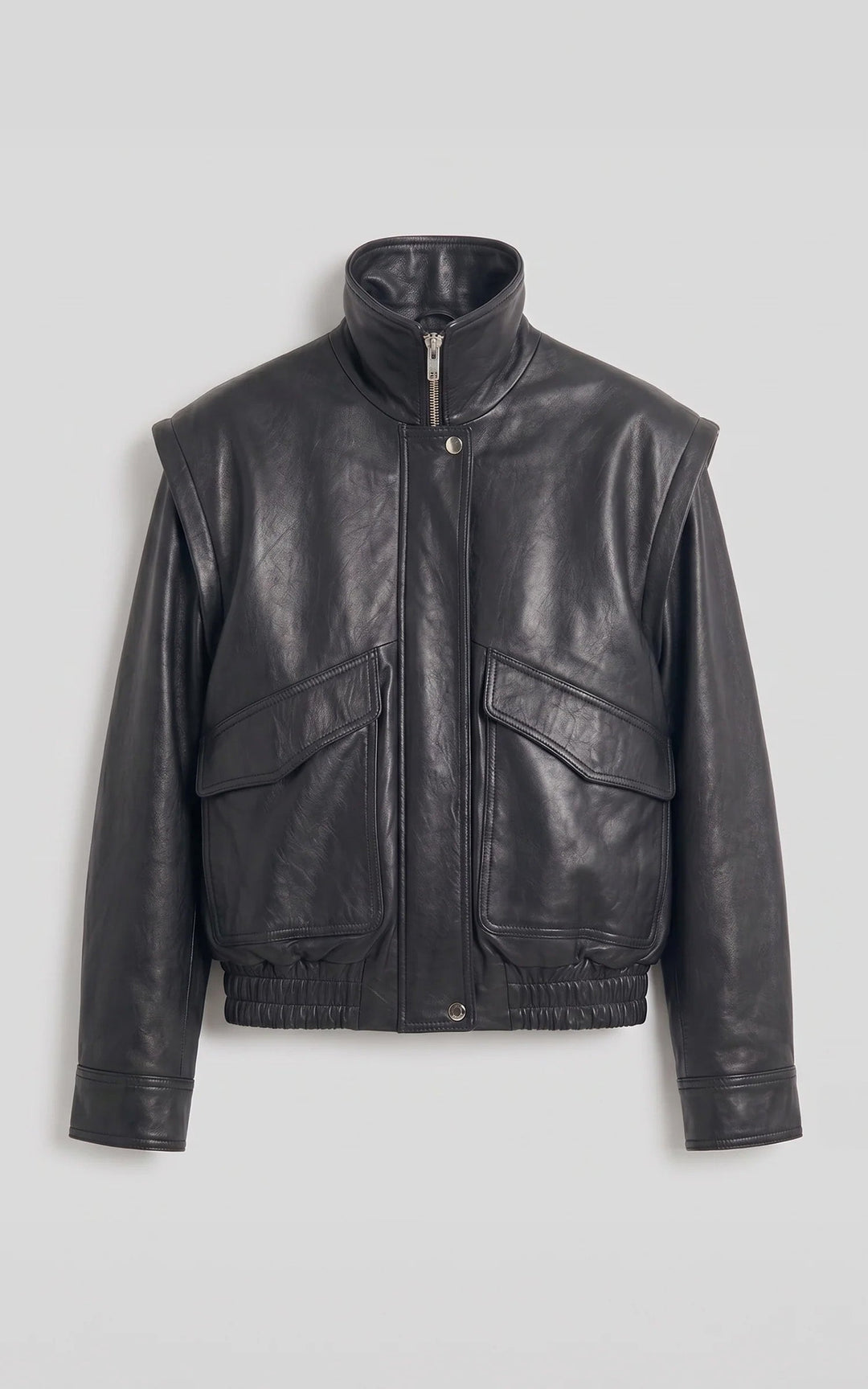 SERGE PARIENTE Leather jacket - Ladies - Black
