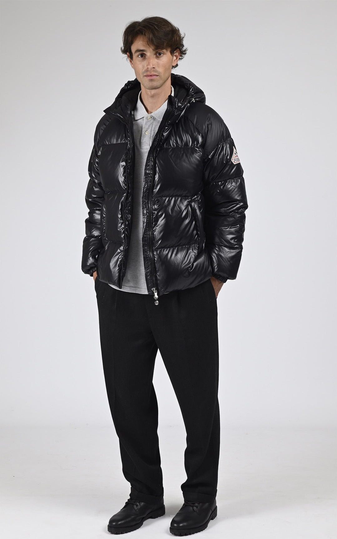 Sten Oversized Puffer Jacket - Black - Unisex