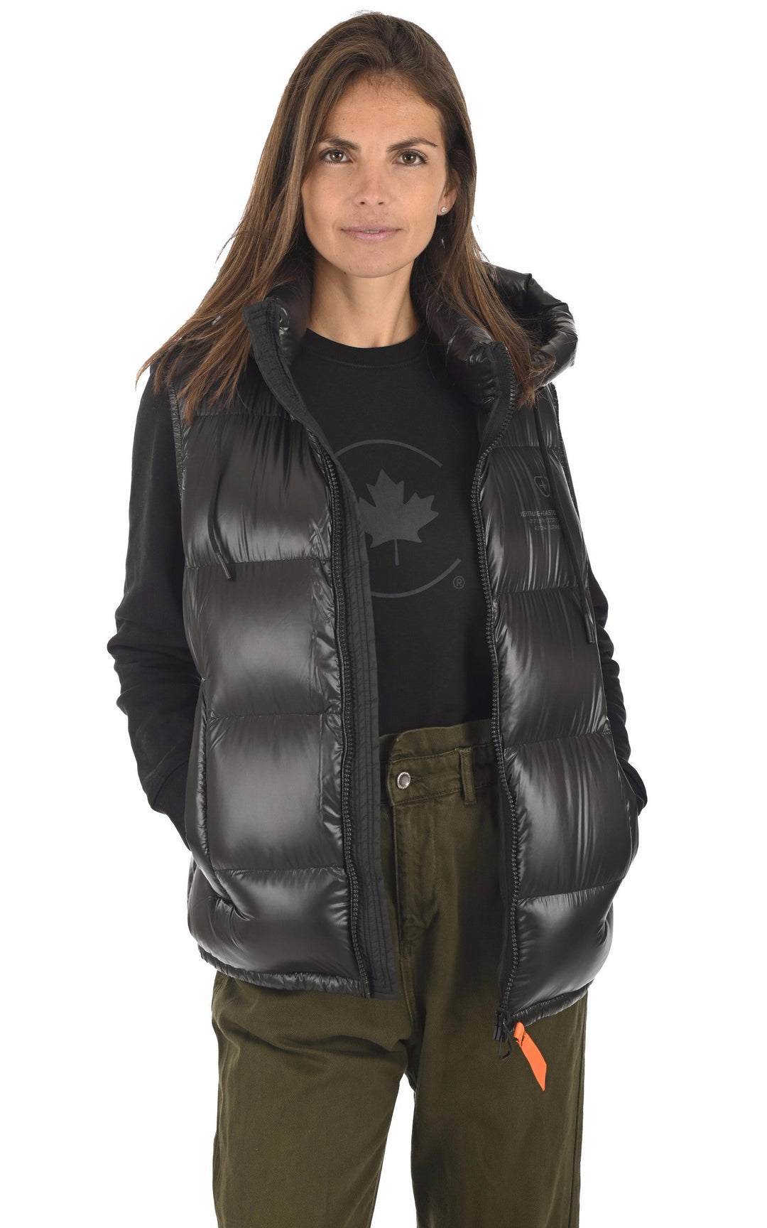 A "CESAR" Noir Gertrude gilet_doudoune Mixte closed photo