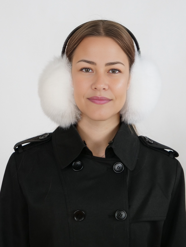 HL7E007 Fox Earmuffs - Fox - Accesories - White