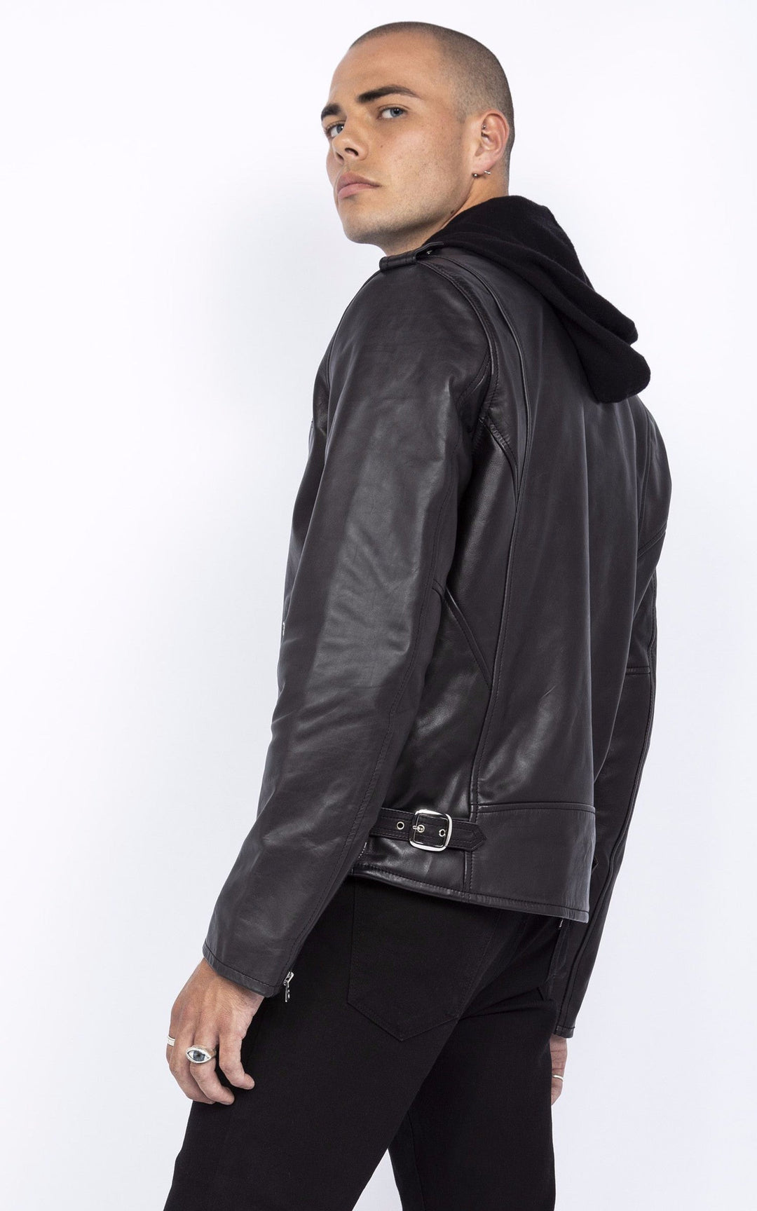 A "LC1140 ICON" Noir Schott Perfecto Homme back photo