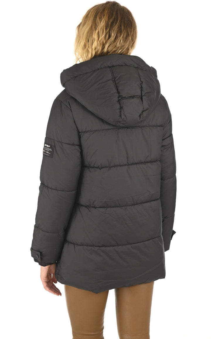 A "BAILYALF" Noir Ecoalf Ves Doudoune Femme back photo