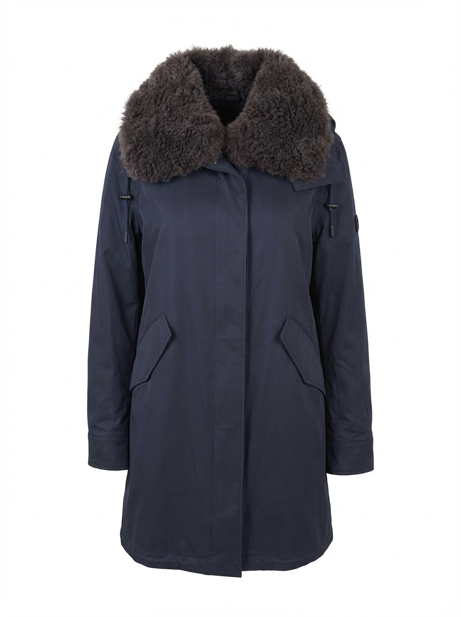 Imane, 84 cm. - Textile - Women - Dark Blue