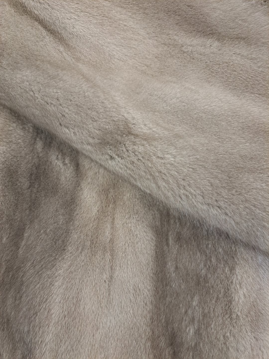 Irene, 65 cm. - Collar - Mink - Women - Silver Blue