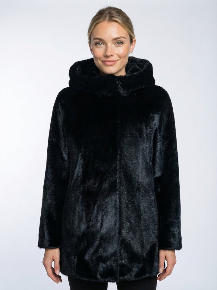 Trinity, 73 cm. - Kapuze - Robbenjacke - Damen - Schwarz