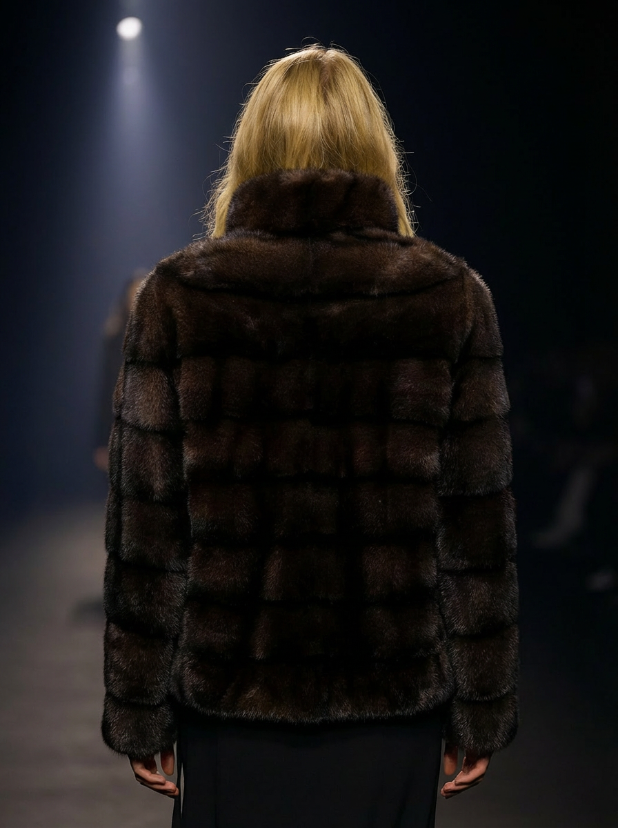 Olise, 63 cm. - Mink - Kvinner - Mahogny