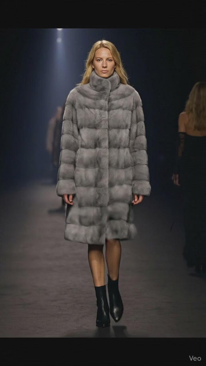  Rosario 85 cm. - Mink - Sapphire