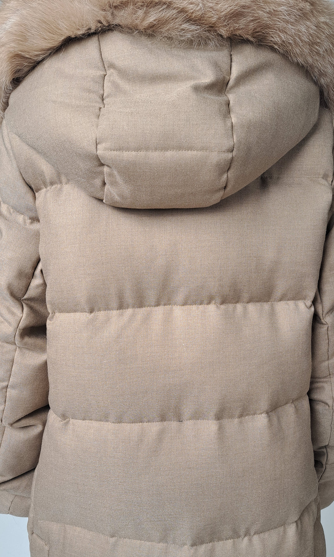 Jadabi, 90 cm. - Hood Down - Women Camel