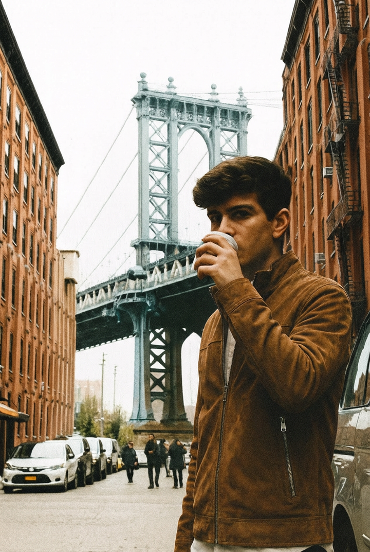 Iver, 68 cm. - Getmockaläder - Man - Tobak