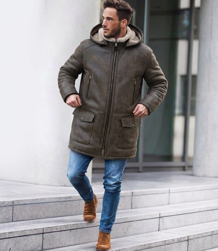 Jago, 85 cm. - Nappa Lamm Crack - Mann - Kamel