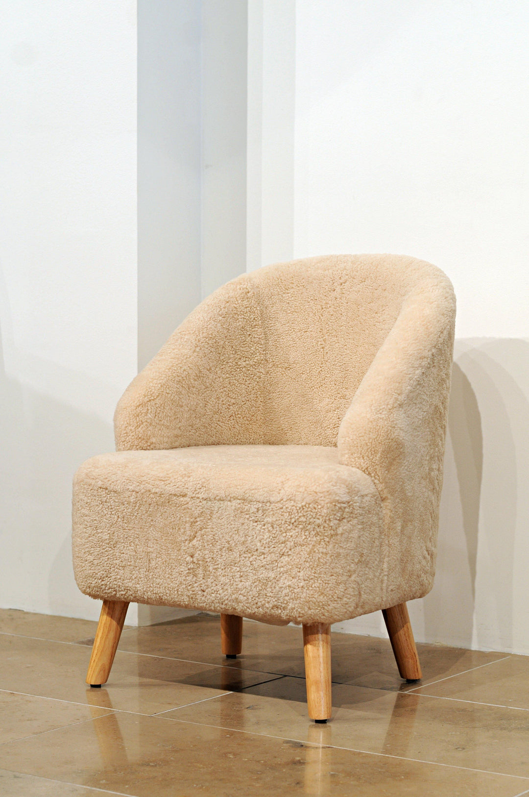 Levinsky Chair No. 1 - Australian Lamb - Accesories - Beige - Australian Lamb - Accesories - Levinsky Chair No. 1 - Australian Lamb - Accesories - Beige - Stampe Pels