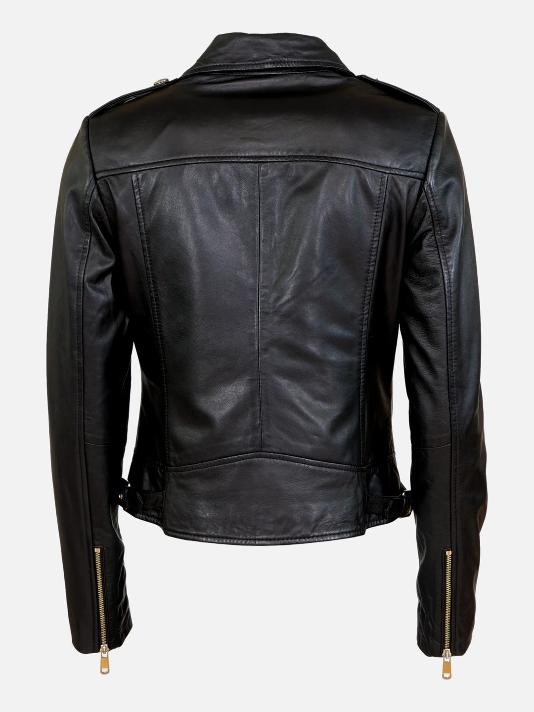 Vlora - Lamb Thick Dace Leather jacket -Women - Black