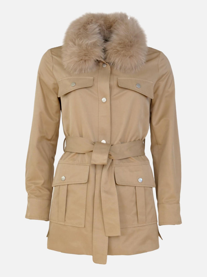 Gilda 75 cm. - Safari jakke - Dame - Beige