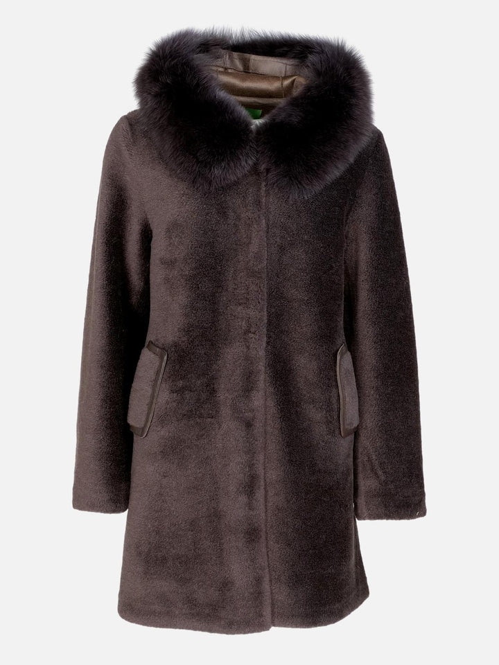 Ganix, 85 cm. - Hood - Air Wool - Women - Ganix Brown