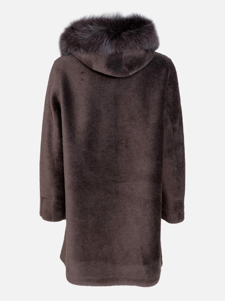 Ganix, 85 cm. - Hood - Air Wool - Women - Ganix Brown