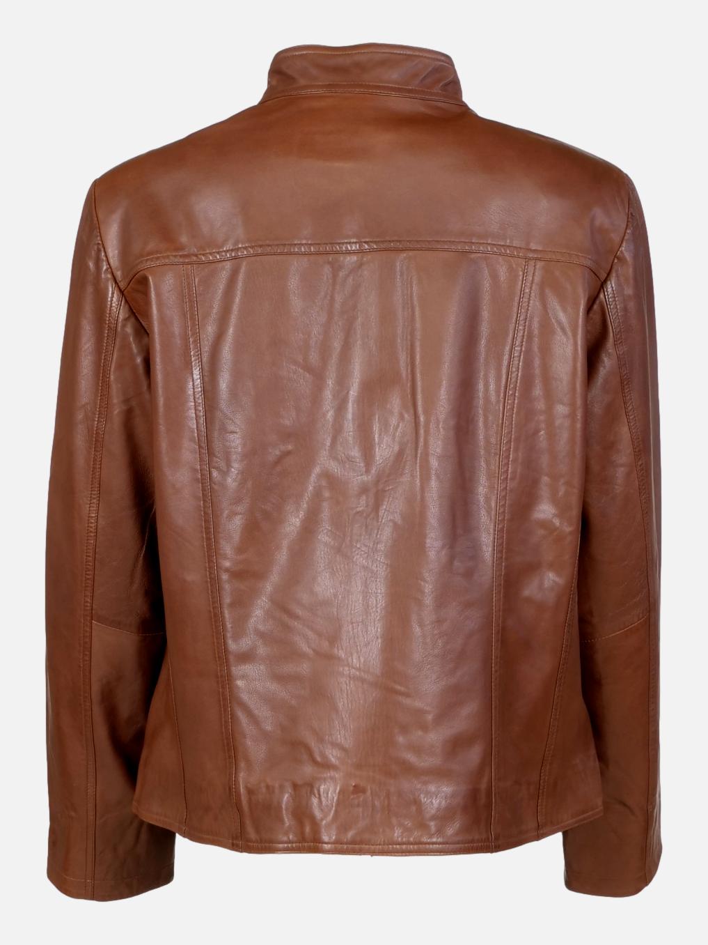 PP 100 - Comfort - Lamb Polish Nappa Leather jacket - Ladies - Copper Brown