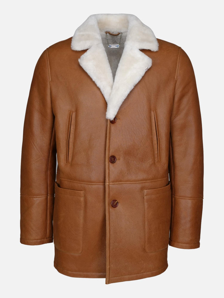 Gaspard, 82 cm. - Krave - Nappa Lamb Crack - Mand - Cognac