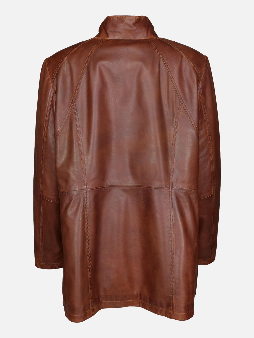 Pyril XL - Lamm Malli Leder - Damen - Dunkles Cognac