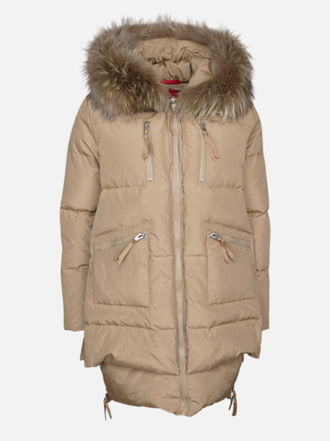 Michelle 2, 90 cm. - Hood - Down - Kvinder - Kamel