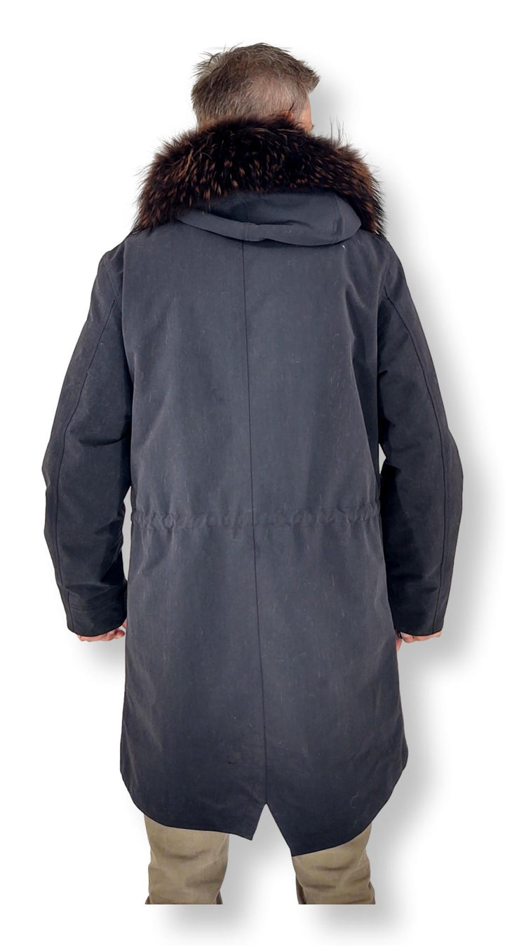 Delon, 100 cm. - Hood - Textile - Women - Black